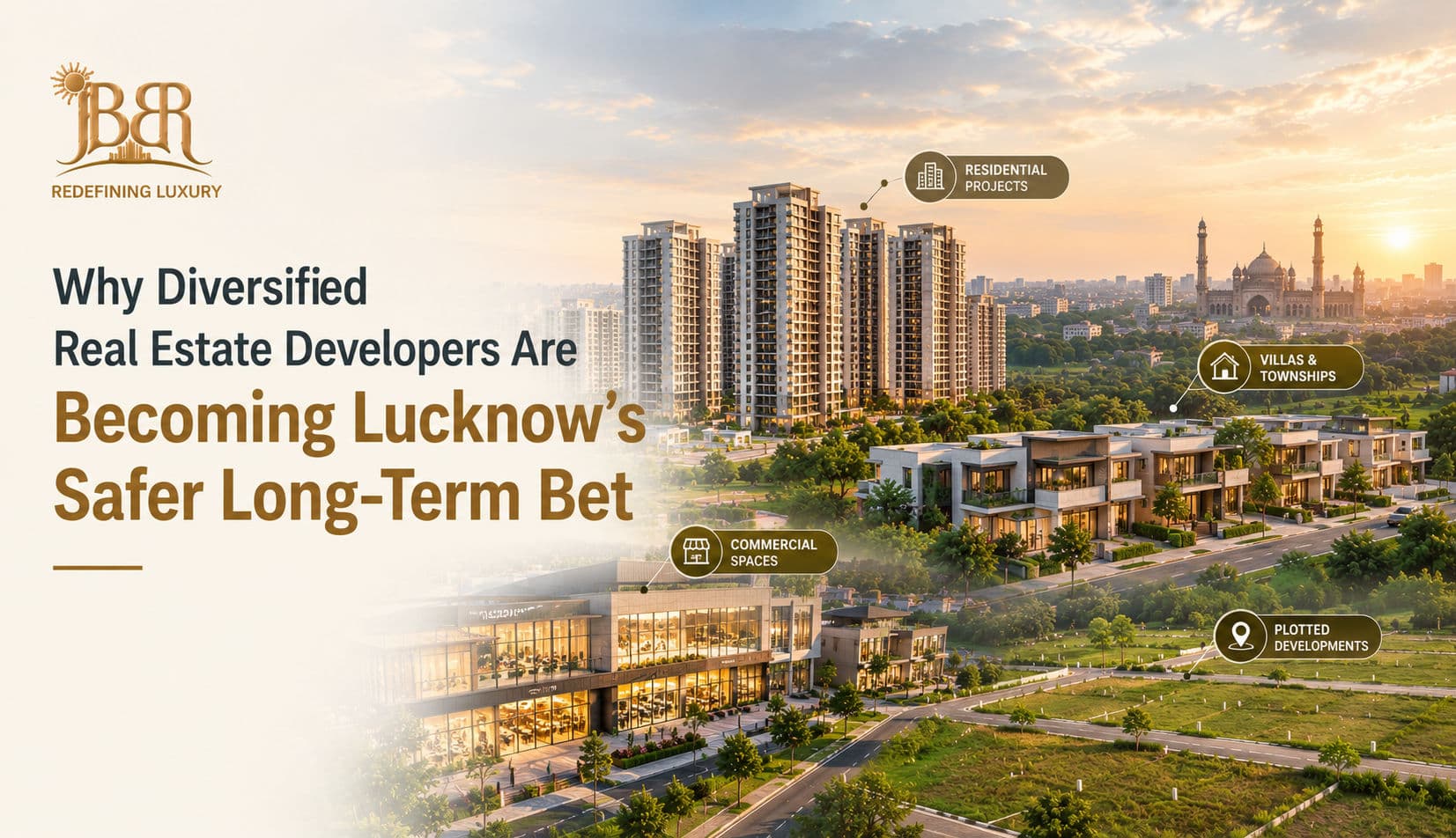Why Diversified Real Estate Developers Are Becoming Lucknow's Safer Long-Term Bet