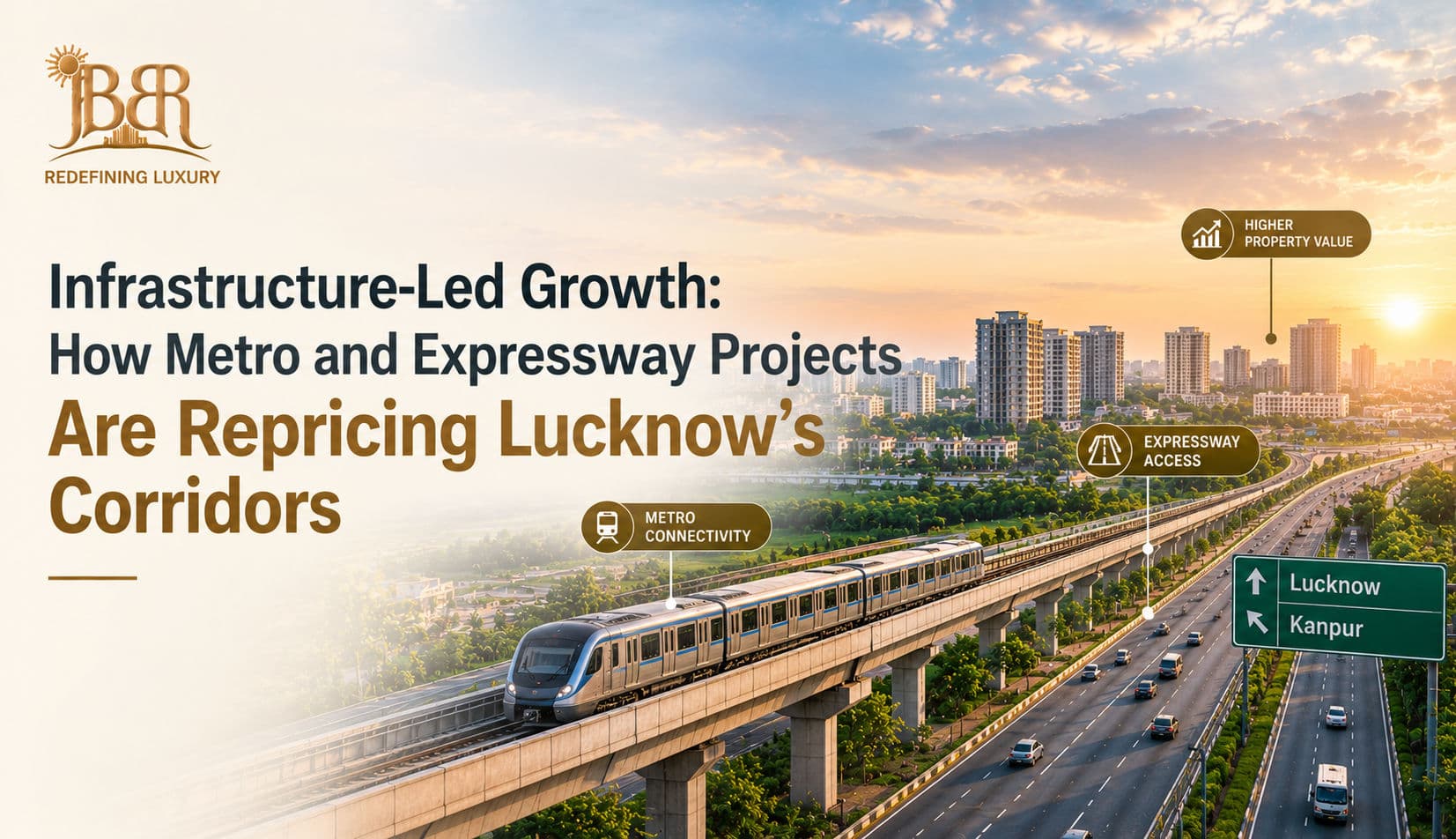 Infrastructure-Led Growth: How Metro and Expressway Projects Are Repricing Lucknow's Corridors