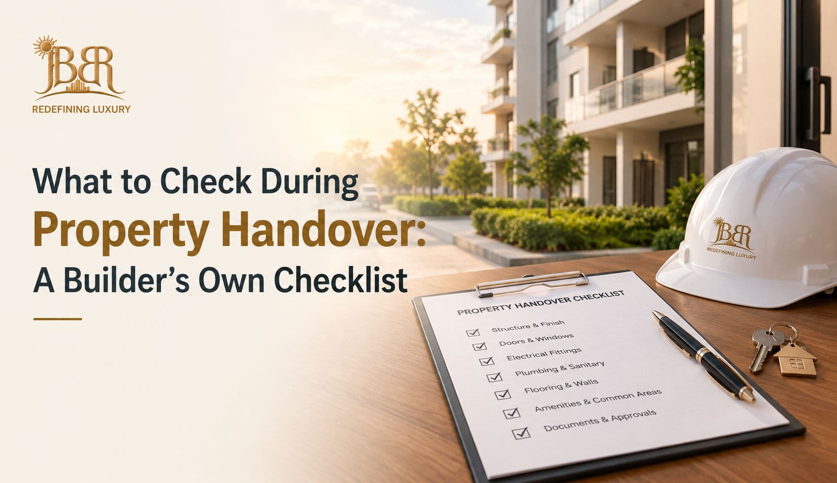 What to Check During Property Handover: A Builder's Own Checklist